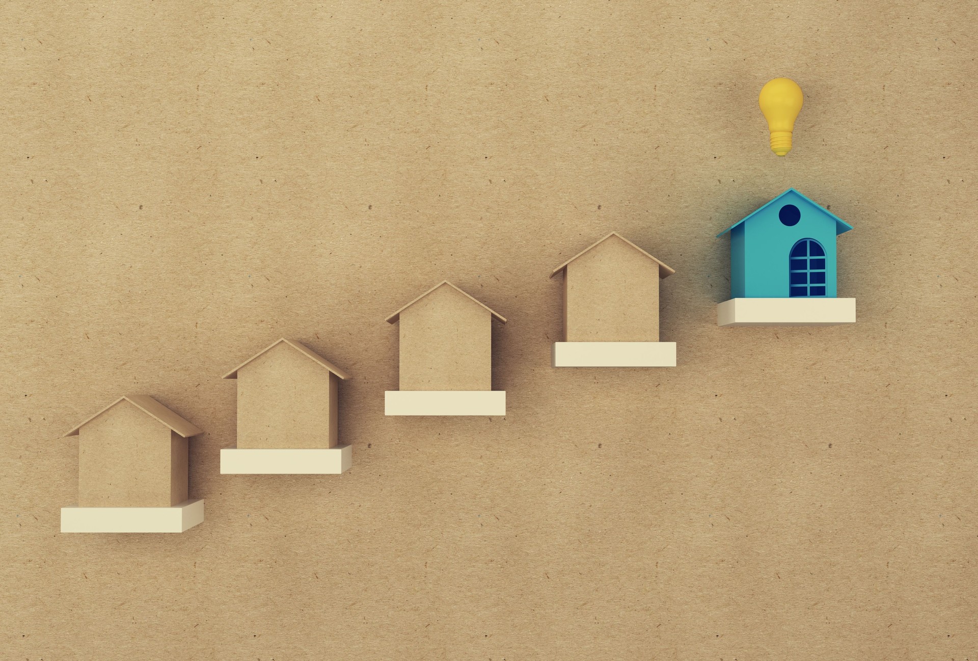 Financial management concept : House and financial save money for residence. Property investment real estate and house mortgage